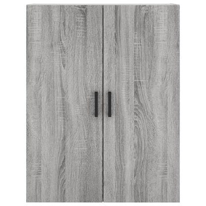 Highboard Grey Sonoma 69,5x34x180 cm Engineered Wood