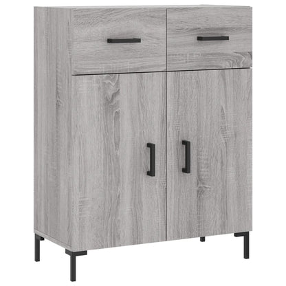 Highboard Grey Sonoma 69,5x34x180 cm Engineered Wood