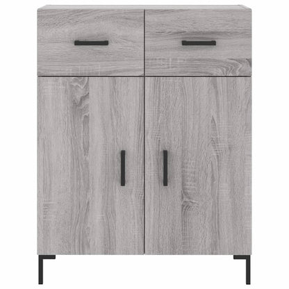 Highboard Grey Sonoma 69,5x34x180 cm Engineered Wood