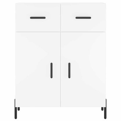 Highboard White 69.5x34x180 cm Engineered Wood
