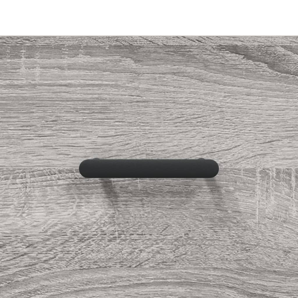 Highboard Grey Sonoma 69,5x34x180 cm Engineered Wood