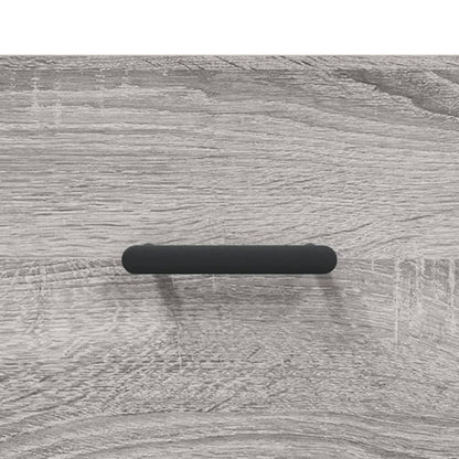 Highboard Grey Sonoma 69,5x34x180 cm Engineered Wood
