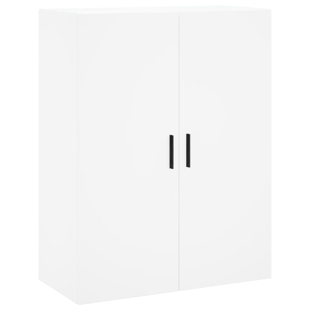 Highboard White 69.5x34x180 cm Engineered Wood