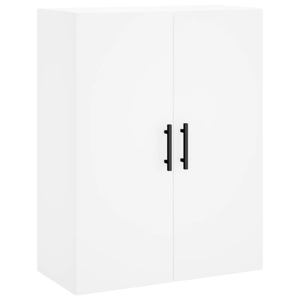 Highboard White 69,5x34x180 cm Engineered Wood