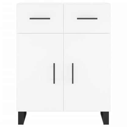 Highboard White 69,5x34x180 cm Engineered Wood