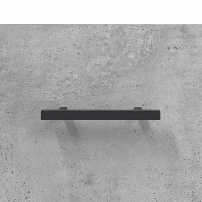 Highboard Concrete Grey 69,5x34x180 cm Engineered Wood