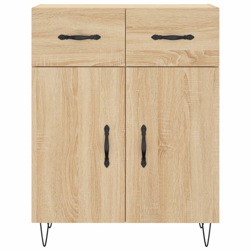 Highboard Sonoma Oak 69,5x34x180 cm Engineered Wood