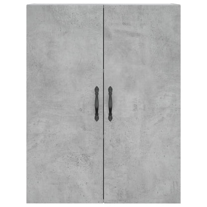 Highboard Concrete Grey 69,5x34x180 cm Engineered Wood