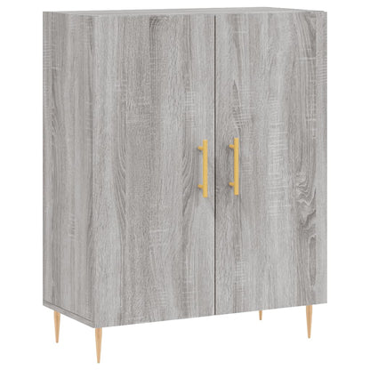 Highboard Grey Sonoma 69,5x34x180 cm Engineered Wood