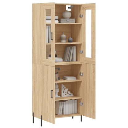 Highboard Sonoma Oak 69,5x34x180 cm Engineered Wood