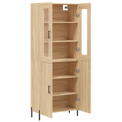 Highboard Sonoma Oak 69,5x34x180 cm Engineered Wood