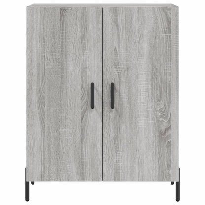 Highboard Grey Sonoma 69.5x34x180 cm Engineered Wood