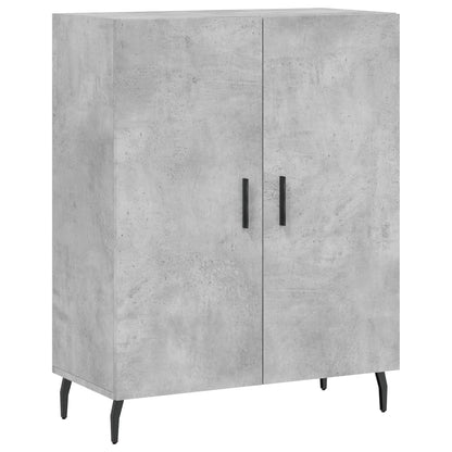 Highboard Concrete Grey 69,5x34x180 cm Engineered Wood