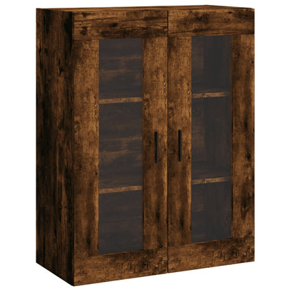 Highboard Smoked Oak 69,5x34x180 cm Engineered Wood