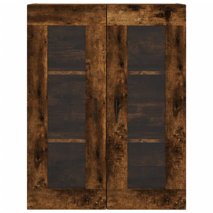 Highboard Smoked Oak 69,5x34x180 cm Engineered Wood