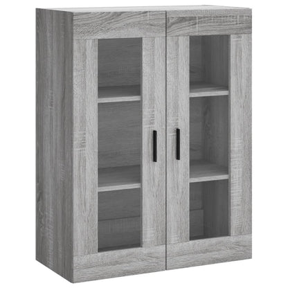 Highboard Grey Sonoma 69,5x34x180 cm Engineered Wood