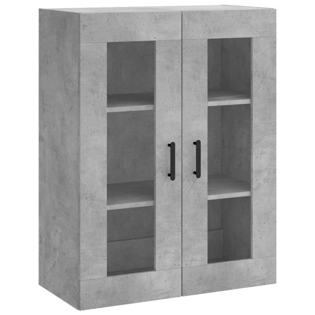Highboard Concrete Grey 69,5x34x180 cm Engineered Wood