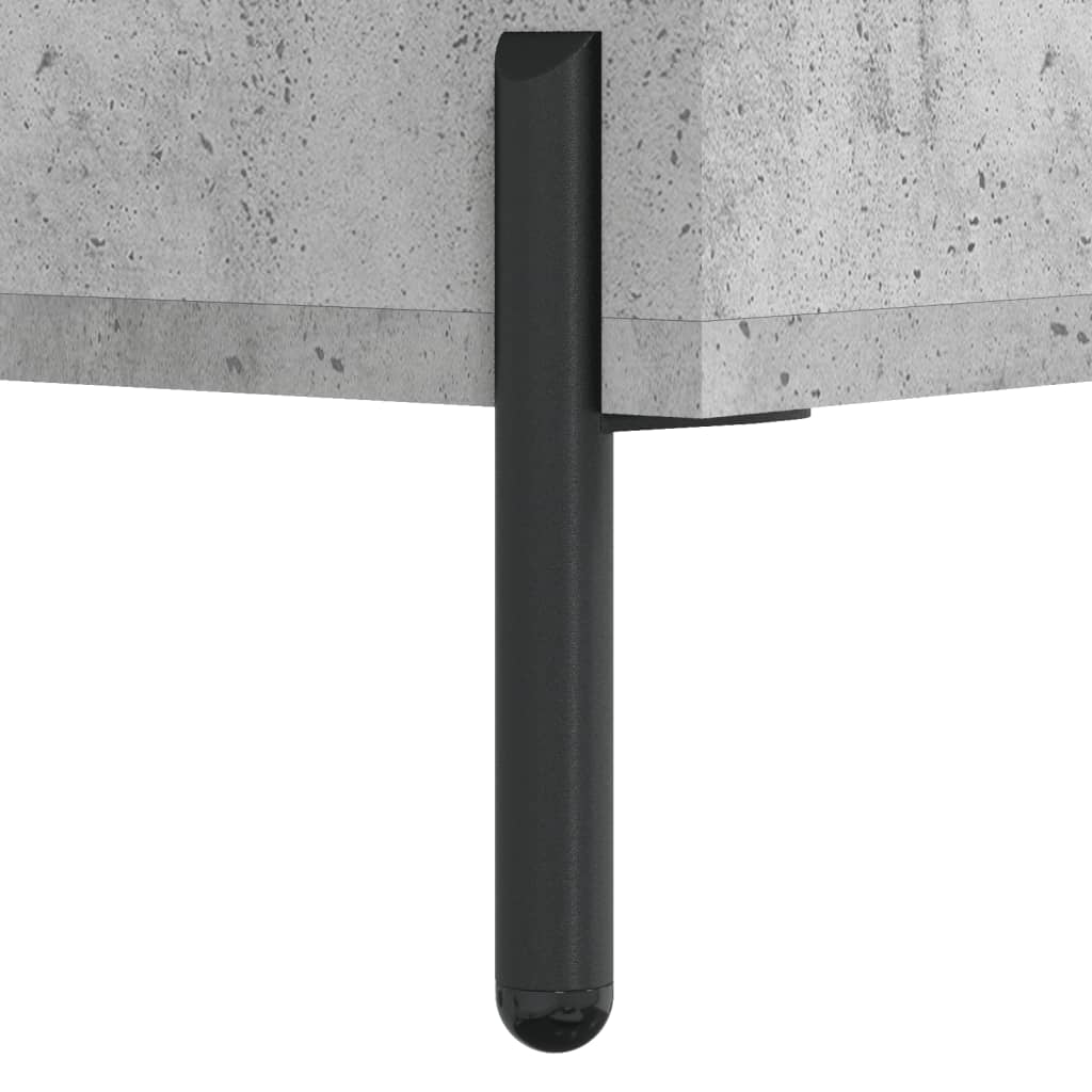 Highboard Concrete Grey 69,5x34x180 cm Engineered Wood