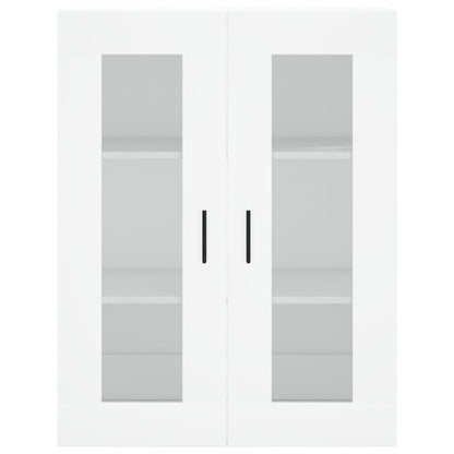 Highboard White 69,5x34x180 cm Engineered Wood