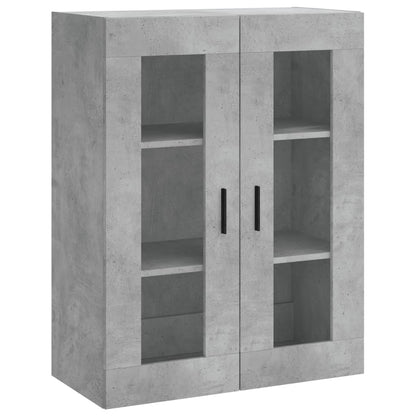 Highboard Concrete Grey 69,5x34x180 cm Engineered Wood