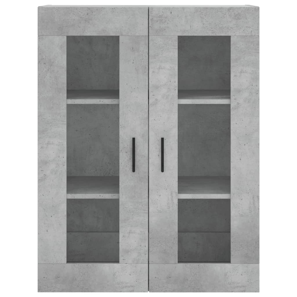 Highboard Concrete Grey 69,5x34x180 cm Engineered Wood