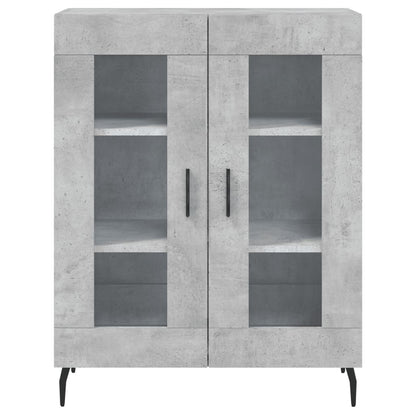 Highboard Concrete Grey 69,5x34x180 cm Engineered Wood