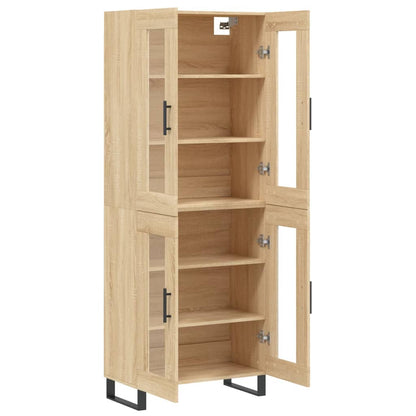 Highboard Sonoma Oak 69.5x34x180 cm Engineered Wood