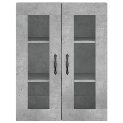 Highboard Concrete Grey 69,5x34x180 cm Engineered Wood