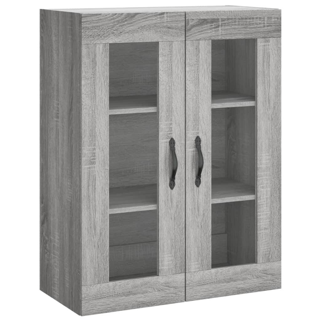 Highboard Grey Sonoma 69,5x34x180 cm Engineered Wood