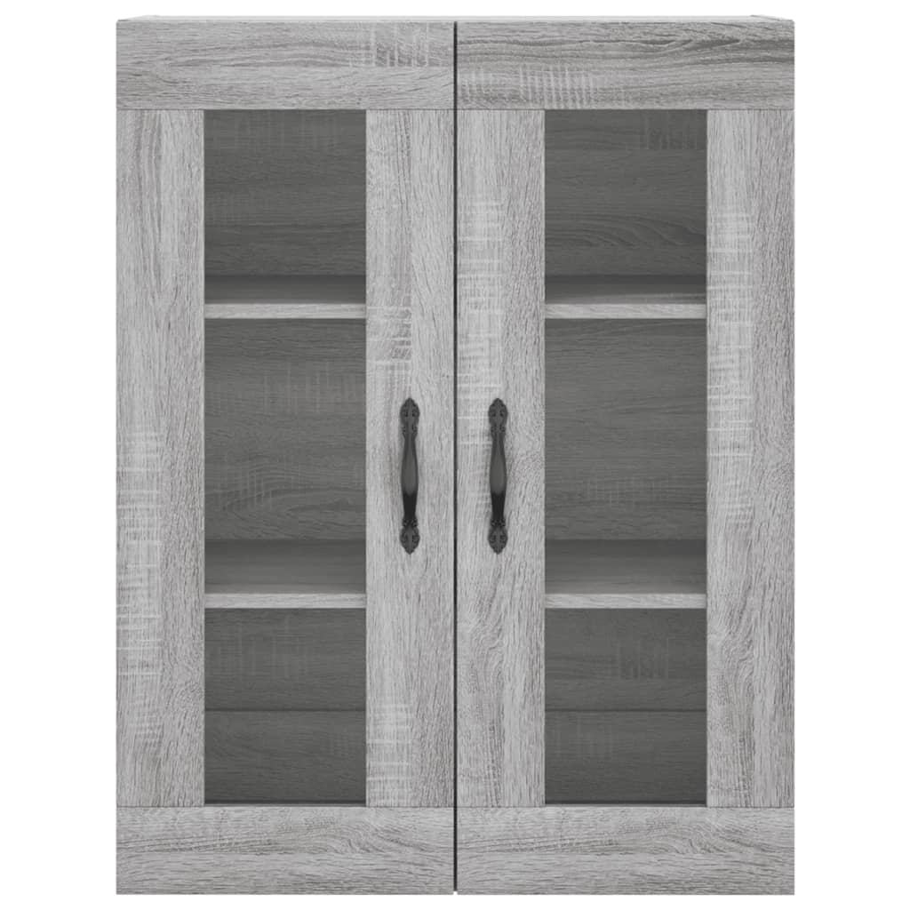 Highboard Grey Sonoma 69,5x34x180 cm Engineered Wood