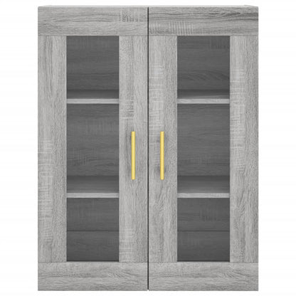 Highboard Grey Sonoma 69,5x34x180 cm Engineered Wood