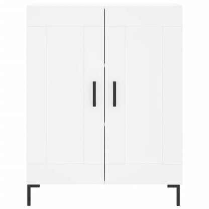 Highboard White 69.5x34x180 cm Engineered Wood