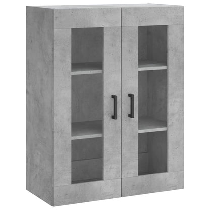 Highboard Concrete Grey 69,5x34x180 cm Engineered Wood