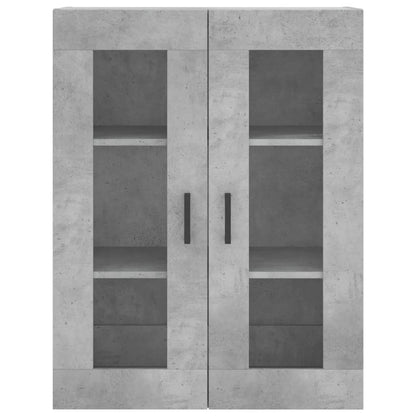 Highboard Concrete Grey 69,5x34x180 cm Engineered Wood