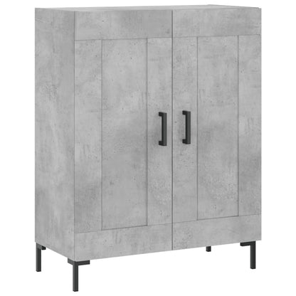 Highboard Concrete Grey 69,5x34x180 cm Engineered Wood