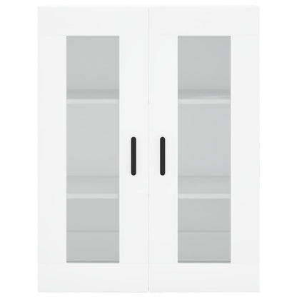 Highboard White 69,5x34x180 cm Engineered Wood