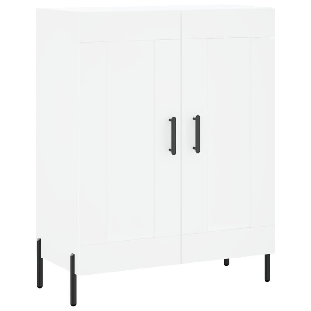 Highboard White 69,5x34x180 cm Engineered Wood