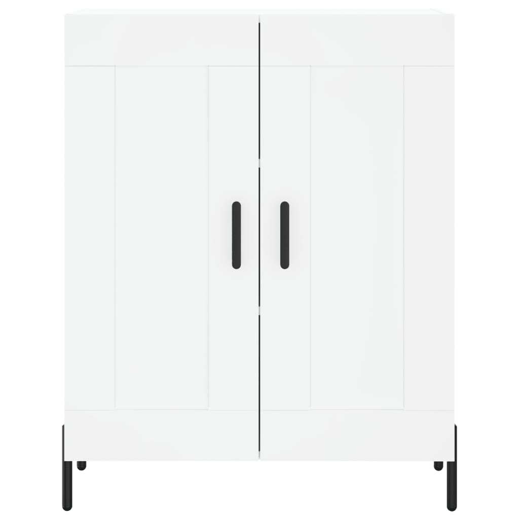 Highboard White 69,5x34x180 cm Engineered Wood