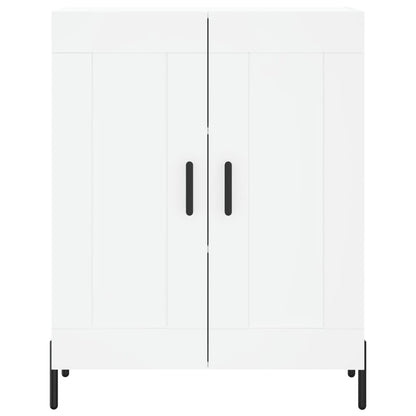 Highboard White 69,5x34x180 cm Engineered Wood