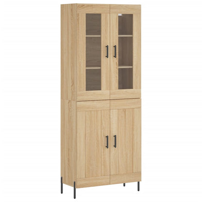 Highboard Sonoma Oak 69,5x34x180 cm Engineered Wood