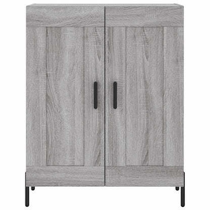 Highboard Grey Sonoma 69,5x34x180 cm Engineered Wood