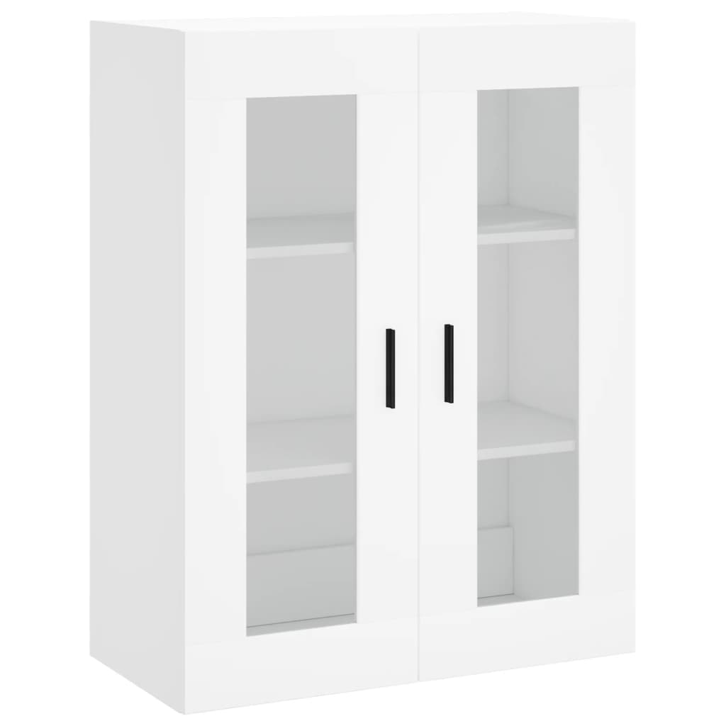 Highboard White 69,5x34x180 cm Engineered Wood