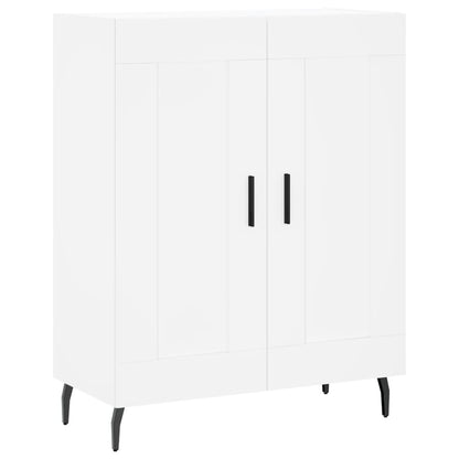 Highboard White 69,5x34x180 cm Engineered Wood
