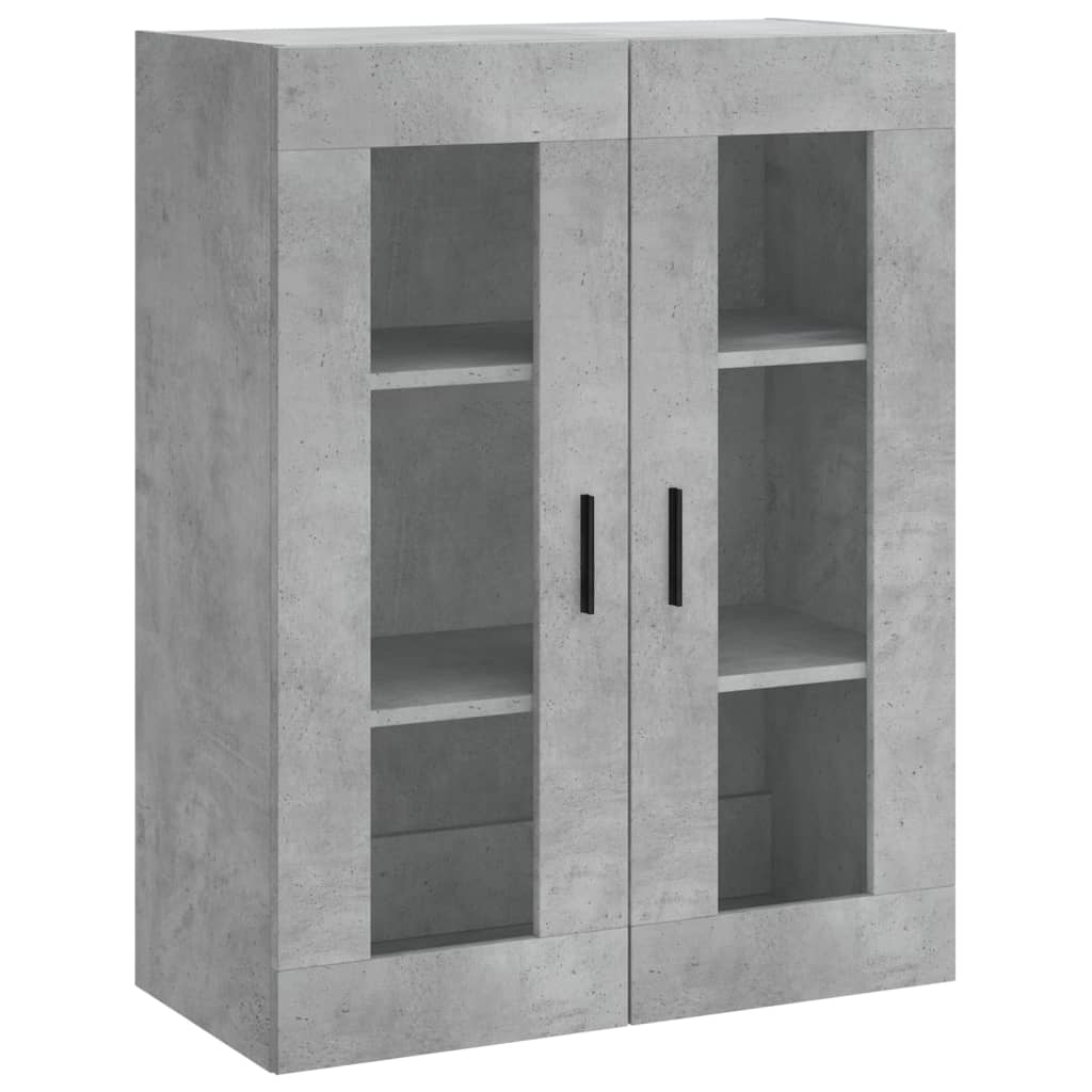 Highboard Concrete Grey 69,5x34x180 cm Engineered Wood