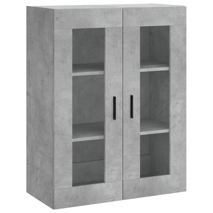 Highboard Concrete Grey 69,5x34x180 cm Engineered Wood
