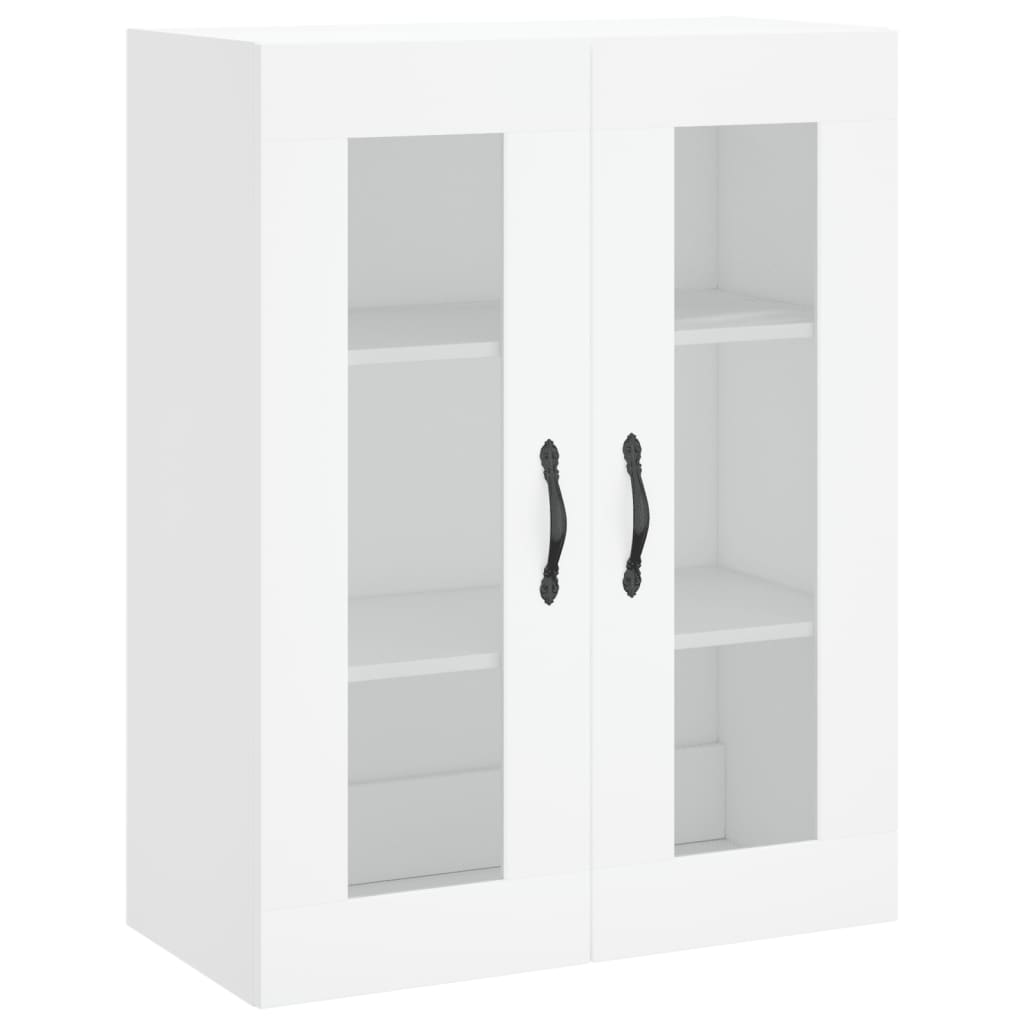 Highboard White 69,5x34x180 cm Engineered Wood