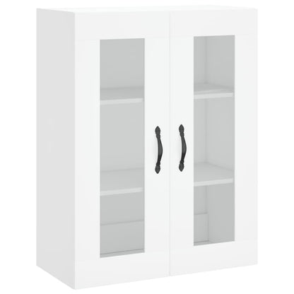Highboard White 69,5x34x180 cm Engineered Wood