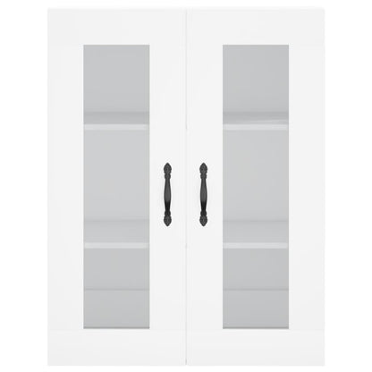 Highboard White 69,5x34x180 cm Engineered Wood