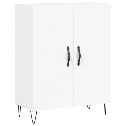 Highboard White 69,5x34x180 cm Engineered Wood