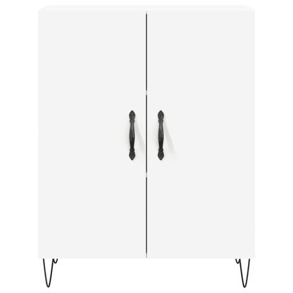 Highboard White 69,5x34x180 cm Engineered Wood